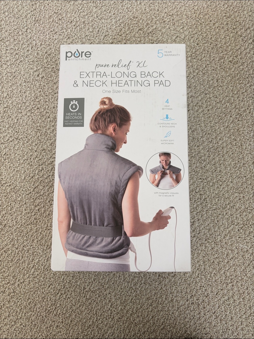 Heating Pad Extra-Long Back & Neck - Picture 2 of 6